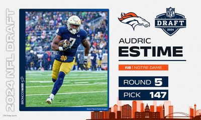 Broncos signing RB Audric Estime to 4-year contract