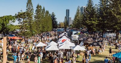 Gold Coast beer festival pulling up a stool in Foreshore Park