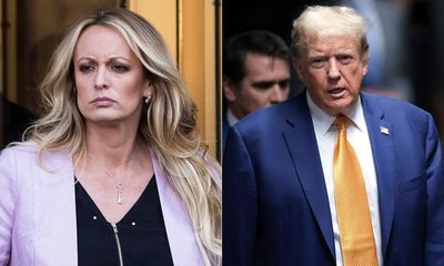 Stormy Daniels returns to stand for second day of testimony at Trump trial