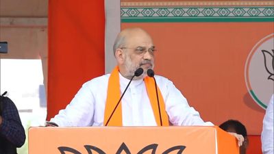 Decide between ‘vote for jihad’ and ‘vote for development’: Amit Shah in Telangana