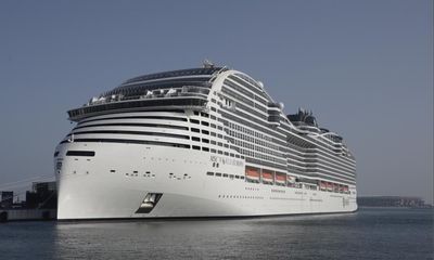 Cruise ship arrives at New York City harbor with dead whale caught on bow