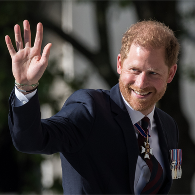 Prince Harry Arrives at St. Paul's Cathedral to Resounding Cheers