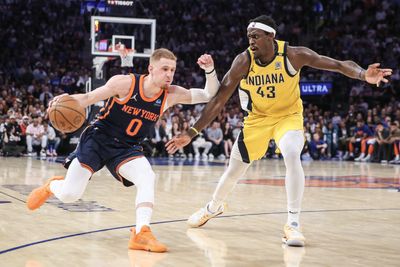 Former Warrior Donte DiVincenzo scores 28 points in Knicks Game 2 win vs. Pacers