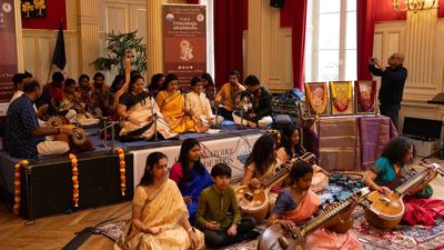 Indian Conservatory of Paris hosts Tyagaraja Aradhana in the city of lights