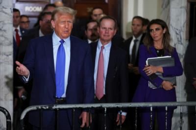 Stormy Daniels Questioned About Trump Hotel Room Encounter Details