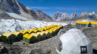 Climbers have turned Mount Everest into a high-altitude garbage dump