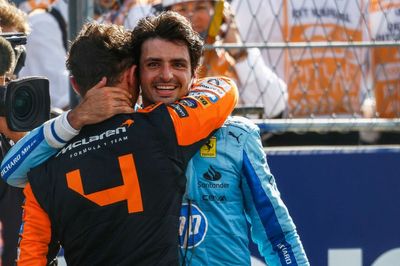 Sainz: Norris "deserved a little bit of luck" for first F1 win