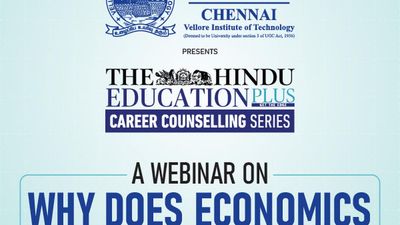 VIT Chennai and The Hindu Education Plus to present webinar on importance of economics