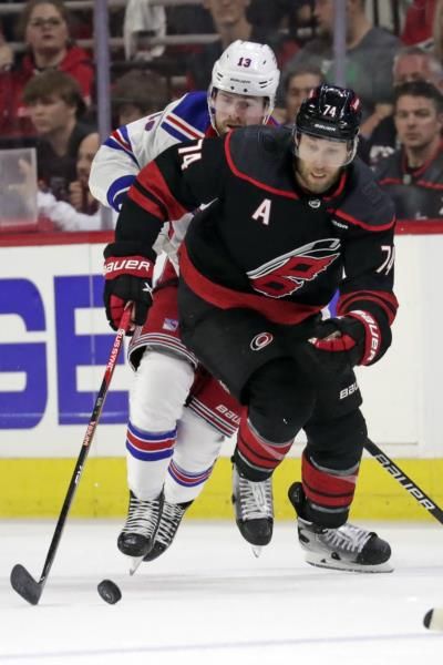 Rangers Edge Hurricanes In Overtime To Take 3-0 Series Lead