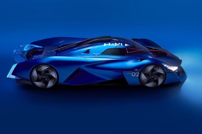 Alpine reveals Alpenglow Hy4 hydrogen combustion prototype at Spa