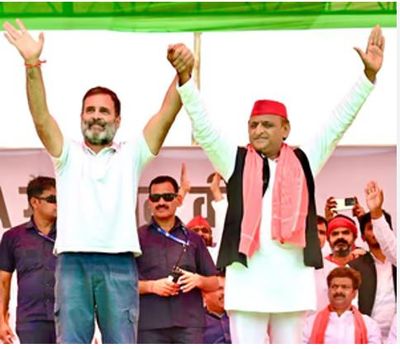 “A storm of INDIA bloc in UP”: Roar Rahul and Akhilesh in a joint rally in Kannauj