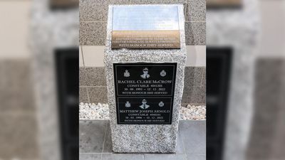 Memorial unveiled to honour ambushed police officers