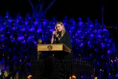 Brie Larson Hosts Disneyland's Candlelight Ceremony With Enthusiasm And Charisma
