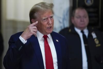 Trump's First Air Force One Travel Captured On Front Page