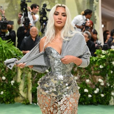 Swifties are convinced that Kim Kardashian's Met Gala look was a message to Taylor Swift