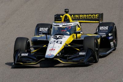 IndyCar Indy GP: Herta fastest from Canapino, as engine issues spark concerns