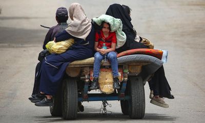 Number of Palestinians fleeing Rafah rises above 150,000 amid Israeli strikes
