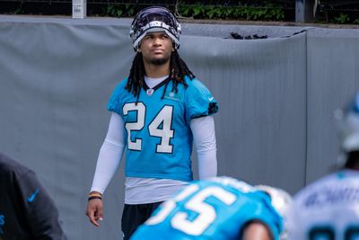 Panthers RB Jonathon Brooks talks about his recovery from ACL tear