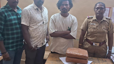 Four held for possession of 24.5 kg ganja in Vellore, Walajah