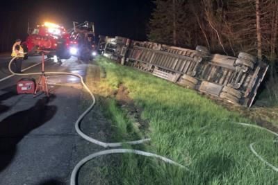 Tractor-Trailer Carrying 15 Million Bees Overturns On Interstate