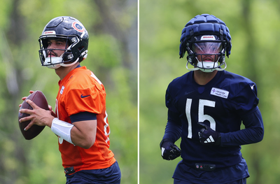 Caleb Williams and Rome Odunze shined on Day 1 of Bears rookie minicamp
