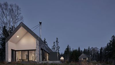 A far-flung Nova Scotia retreat is a minimalist prefab exploration