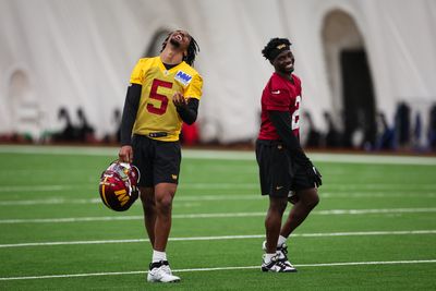 A new energy defined the first day of Commanders’ rookie minicamp