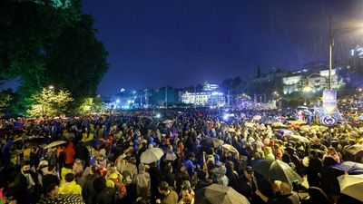 Georgia protest against ‘Russian law’ draws tens of thousands in Tbilisi