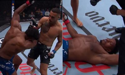 UFC on ESPN 56 video: Carlos Ulberg extends streak, KOs Alonzo Menifield in 12 seconds