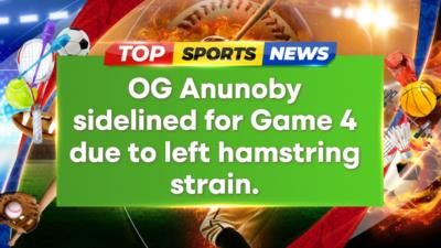 OG Anunoby Ruled Out For Game 4 With Hamstring Strain