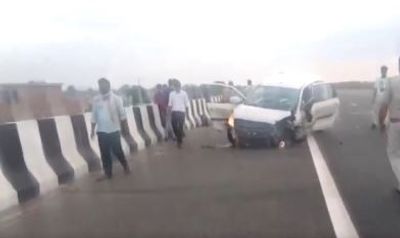 Rajasthan: 3 dead, several injured in an accident on Delhi-Mumbai Expressway