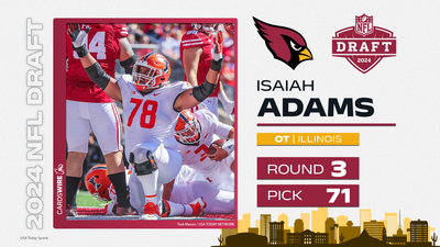 Expected role for rookie OL Isaiah Adams for the Cardinals in 2024