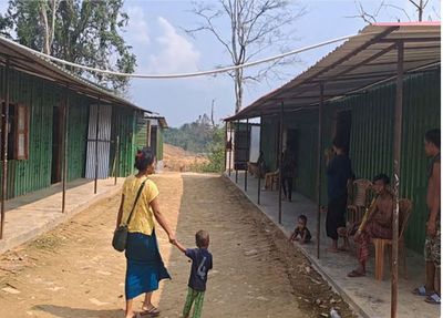 Rain plays spoilsport in last leg of Bru resettlement in Tripura