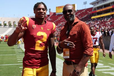 Jerry Rice speaks on Brenden Rice’s draft slide: ‘We have a lot of people to prove wrong’