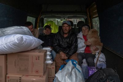 Thousands Evacuated As Russia Pounds Ukraine Border Town