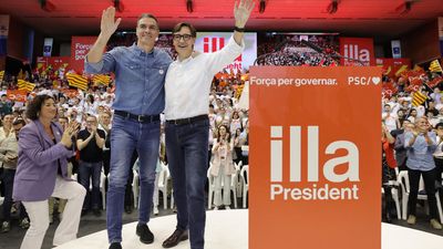 Spain's Socialist PM Pedro Sanchez aims to defeat separatists in Catalan vote
