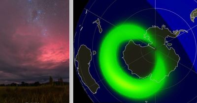 'Absolutely stoked': Aurora Australis lights up night sky over Canberra