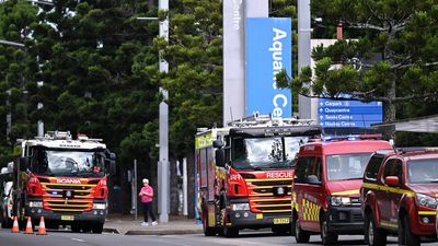 Kids evacuated after blaze at Olympic Park pool