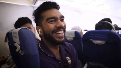 Watch: 'Mahi bhai ka ghar dikh raha hai kya?' - says jovial Venkatesh Iyer as KKR plane flies over MS Dhoni's hometown Ranchi