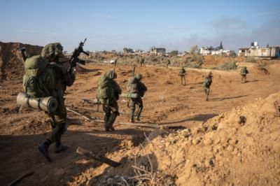 Israeli Forces Conduct Ground Operation In Jabalya Refugee Camp