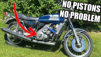 Watch Suzuki's Weird Rotary-Engine Motorcycle Scream Back To Life