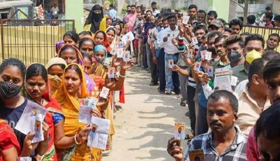 LS Polls 2024: Voter turnout 53% recorded with WBengal highest voting of 66.05% till 3pm
