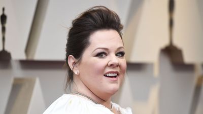Melissa McCarthy's iconic wallpaper presents a simple twist on the Art Noveau look set to become a 2024 interior design trend