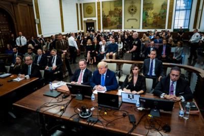 Donald Trump Remains Stoic During Michael Cohen Testimony