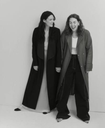 Riley Keough And Friend: Timeless Style And Camaraderie