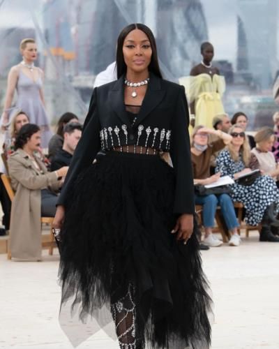 London Fashion Week Models Shine In Avant-Garde Ensembles