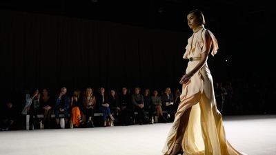 Iconic designer's label back on fashion week runway