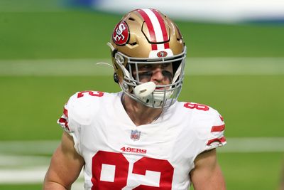 Falcons sign former 49ers TE Ross Dwelley, 3 tryout players
