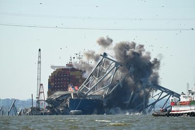 US Authorities Demolish Part Of Collapsed Baltimore Bridge