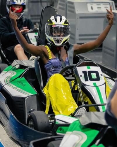 Lupita Nyong'o's Exciting Day At The Race Track